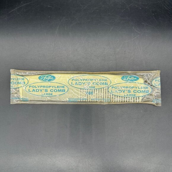 Vintage Fuller Large Ladys Comb Retro Vanity Bathroom Accessory Plastic USA - Picture 2 of 11